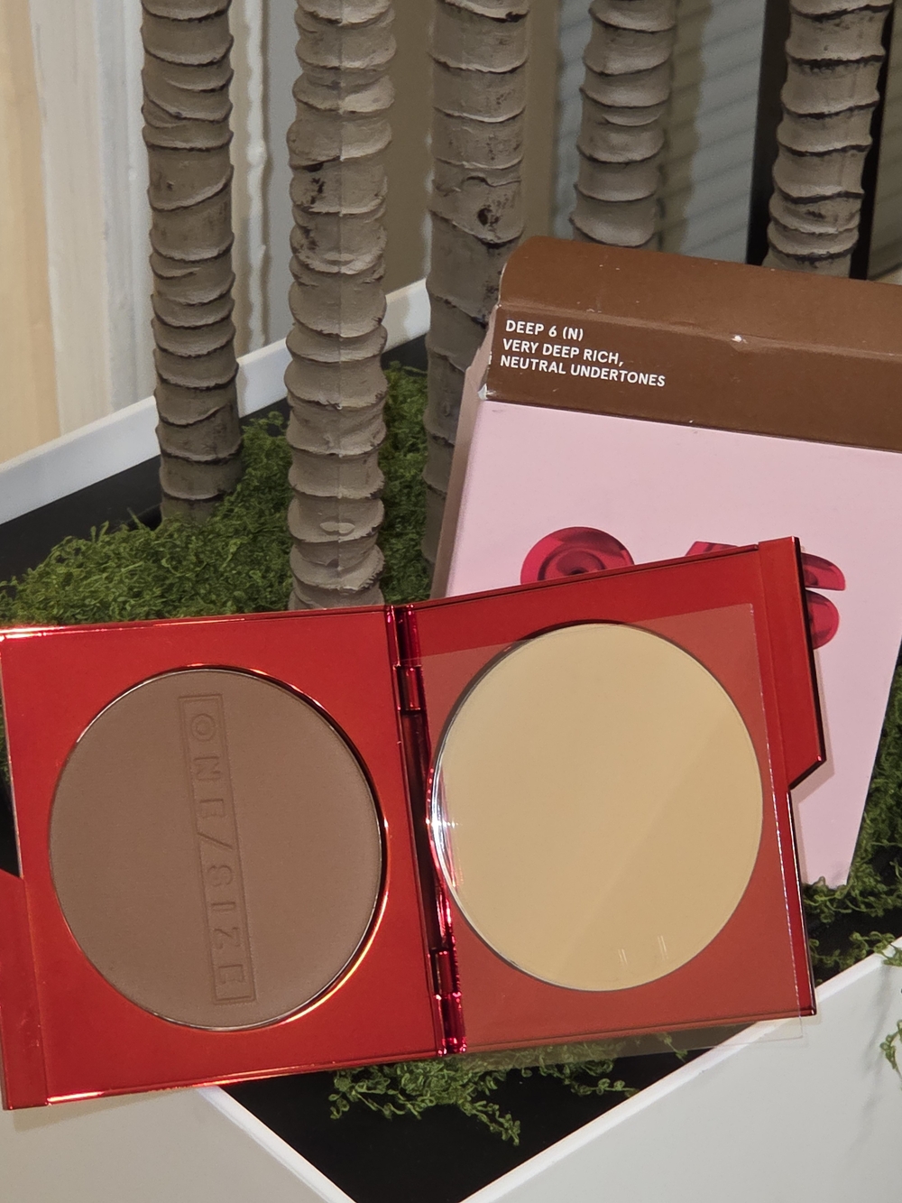 ONE/SIZE Turn Up the Base Powder Foundation Deep 6 (N) – Very Deep Neutral